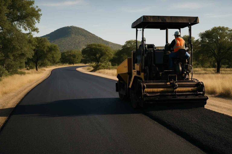 asphalt paving in round mountain texas