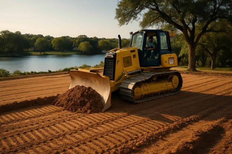 building pad prep in granite shoals texas