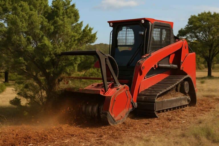cedar eating mulching in cypress mill texas
