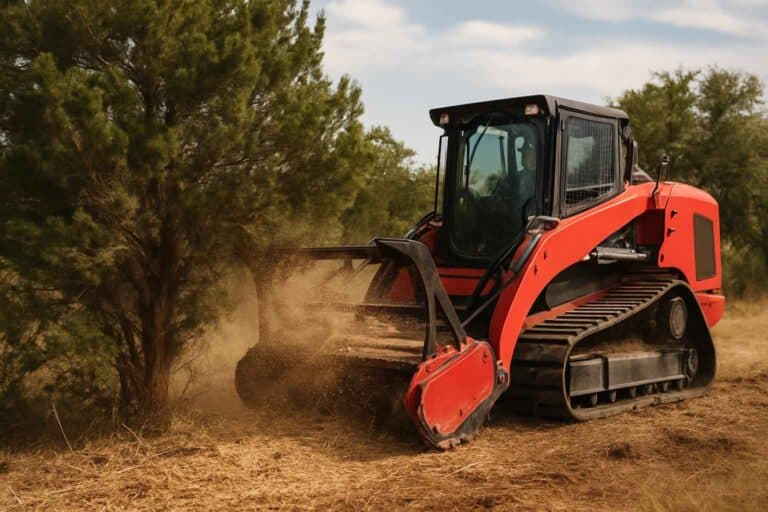 cedar eating mulching in granite shoals texas