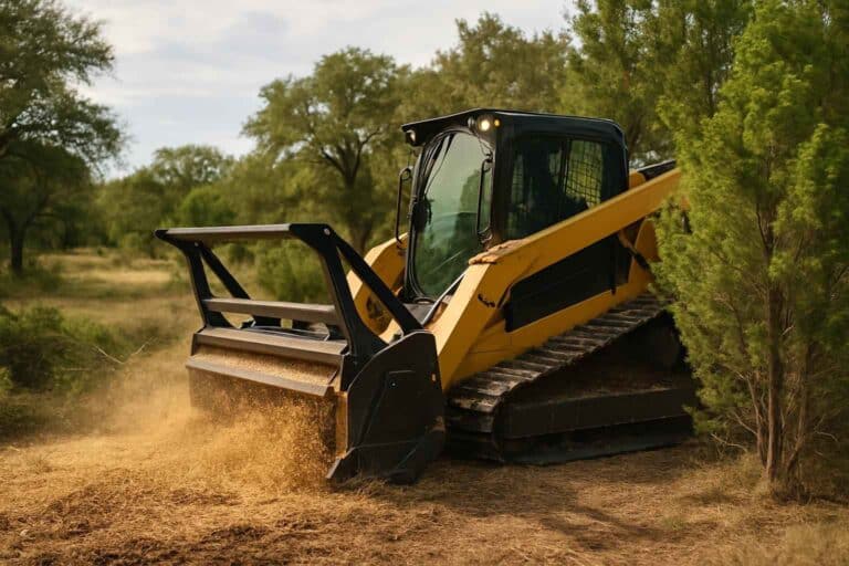 cedar eating mulching in kingsland texas