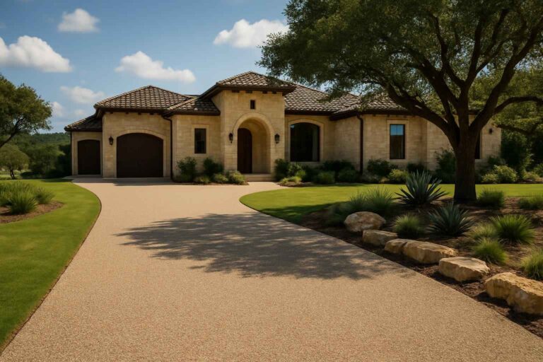 chip seal driveway in boerne texas