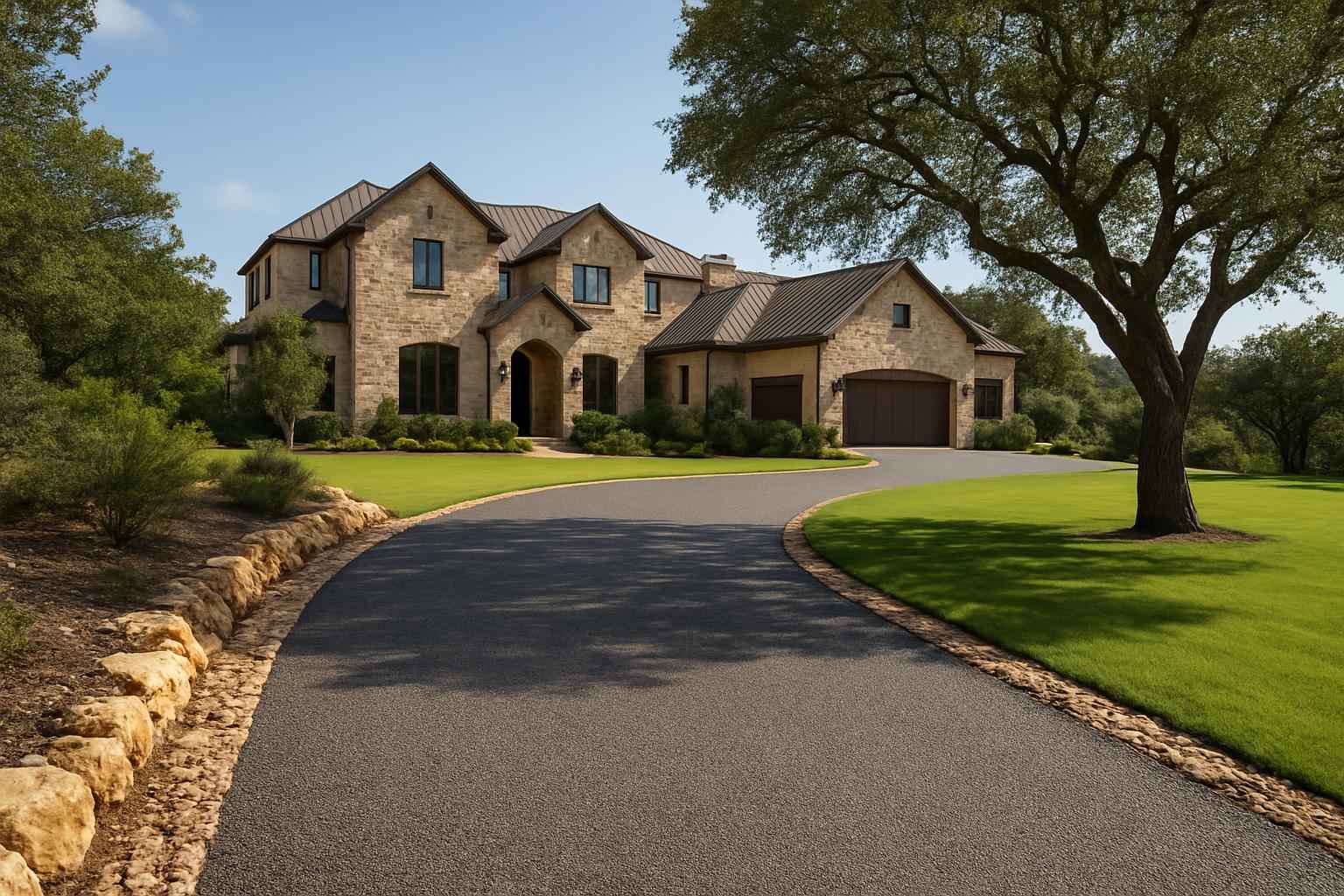 chip seal driveway in hunt texas