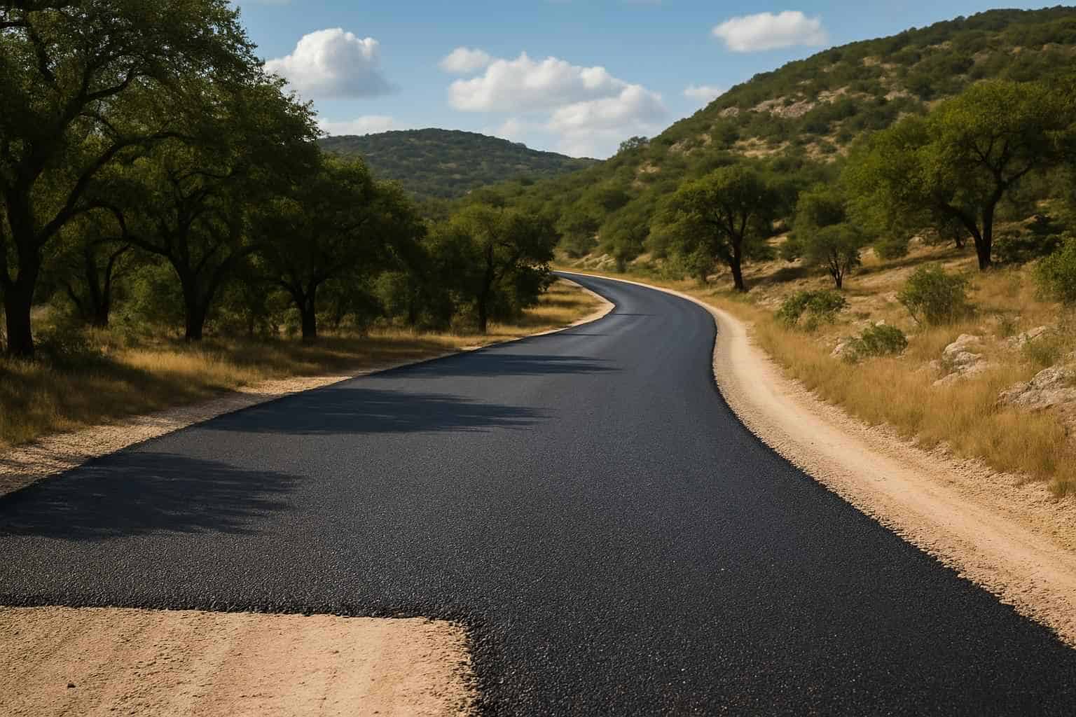 chip seal over road base in hunt texas