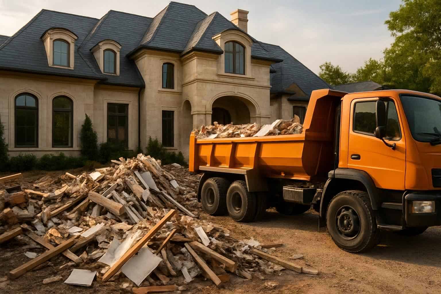 construction debris removal in hunt texas