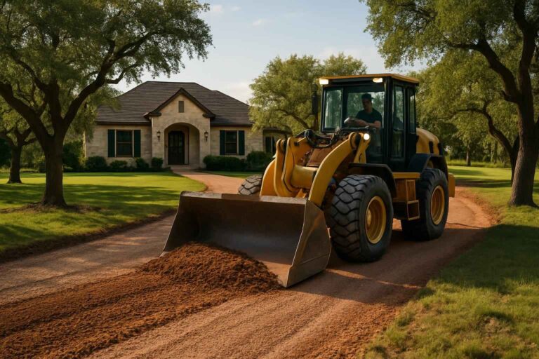 driveway clearing in hunt texas