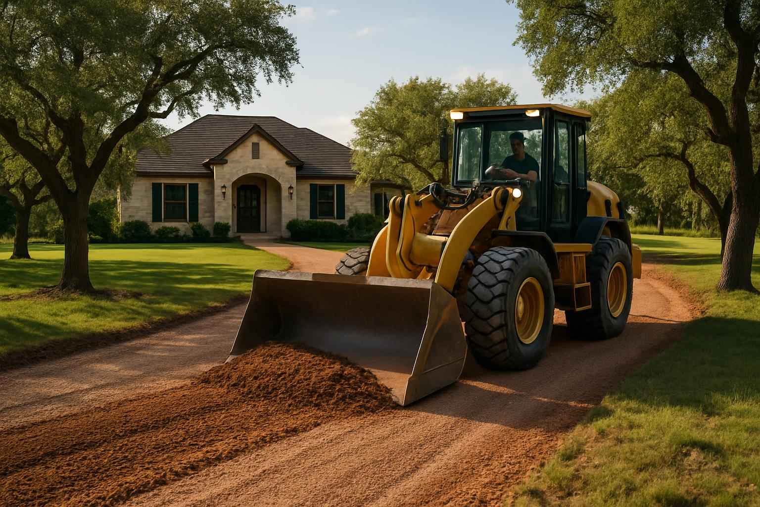 driveway clearing in hunt texas