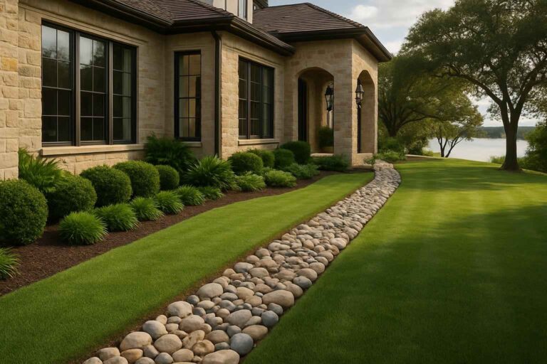 french drains in granite shoals texas