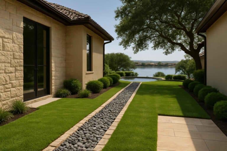 french drains in horseshoe bay texas