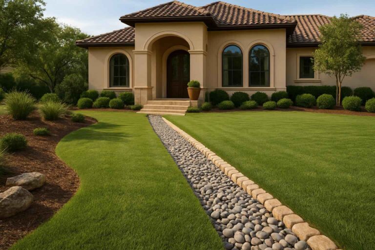 french drains in kingsland texas