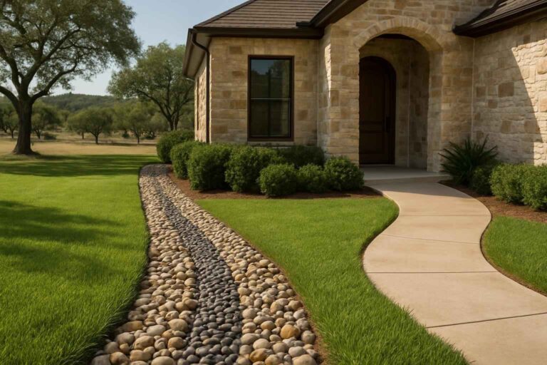 french drains in llano texas