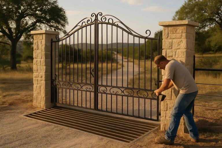 gate installation in round mountain texas