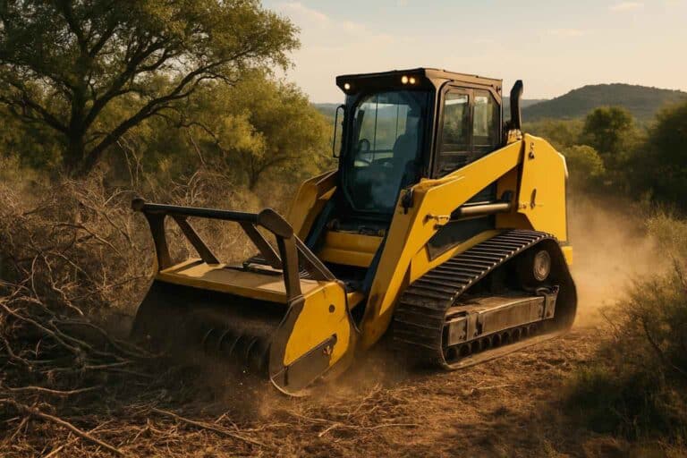 heavy brush removal in round mountain texas