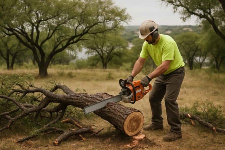 Mesquite Tree Removal In Cottonwood Shores Texas