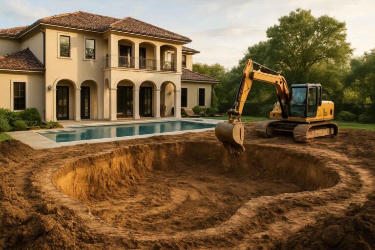 new pool dig in cypress mill texas