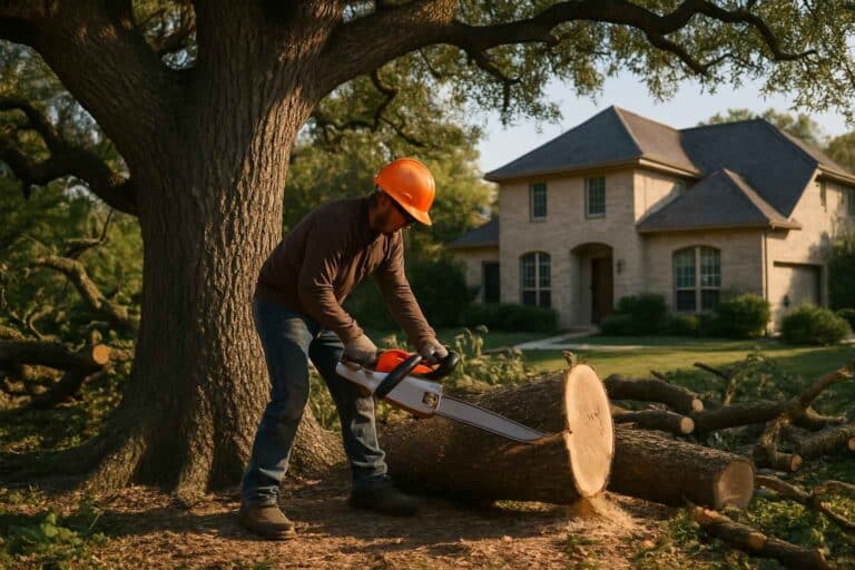 oak tree removal in granite shoals texas