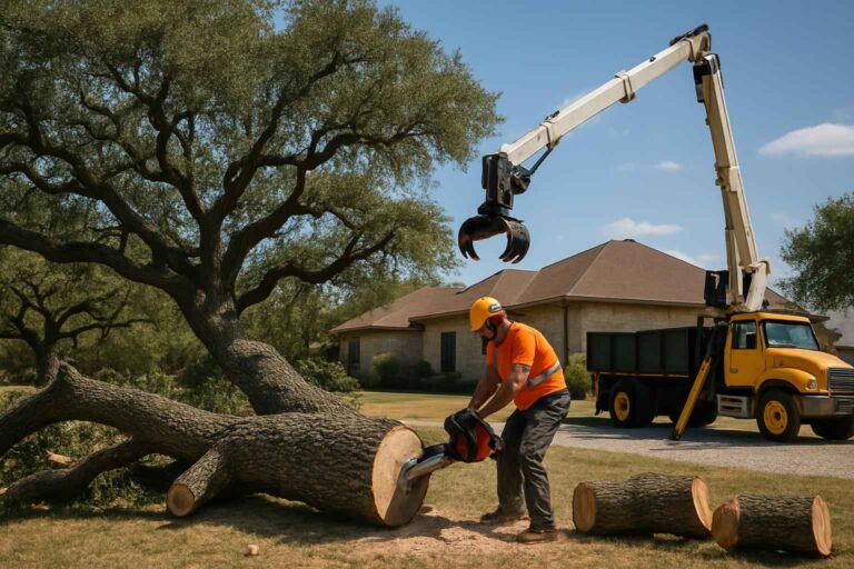 oak tree removal in kingsland texas