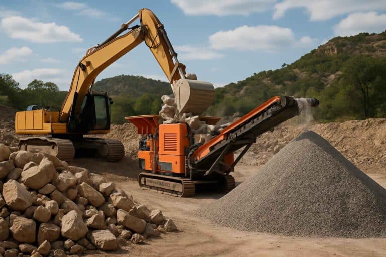 on site rock crushing in horseshoe bay texas