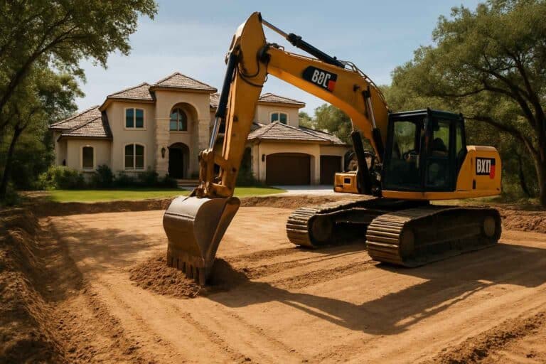pad site clearing in granite shoals texas