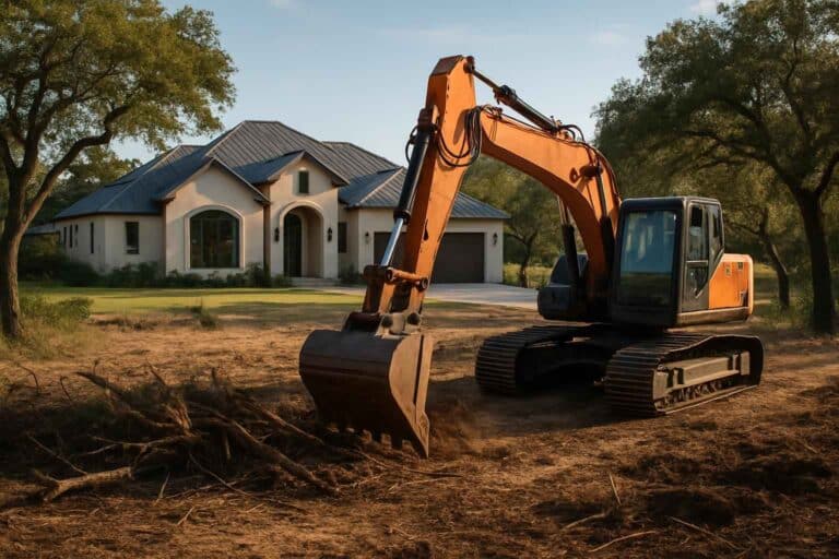 residential land clearing in granite shoals texas
