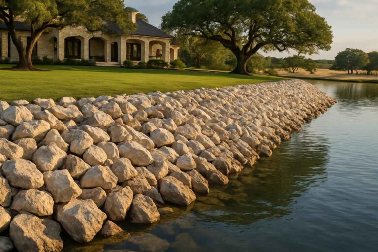 riprap rock in cypress mill texas