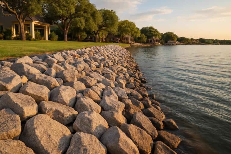 riprap rock in granite shoals texas