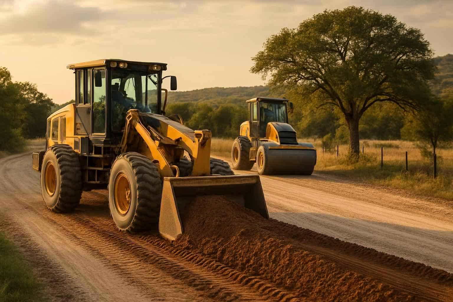 road grading and compaction in hunt texas