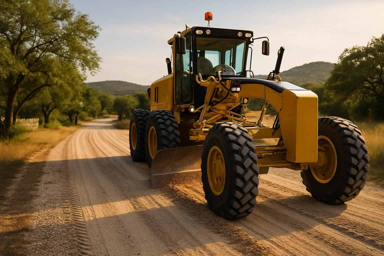 road maintenance grading in hunt texas