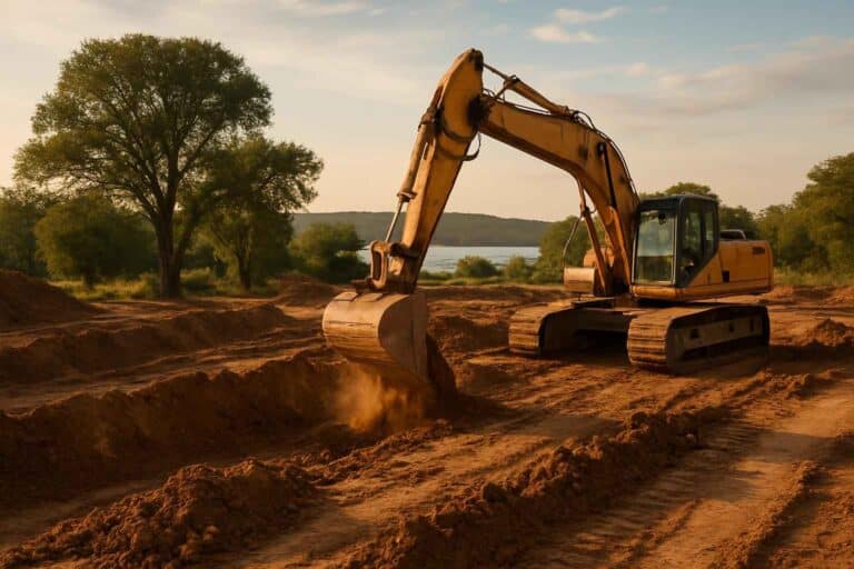 site excavation in cottonwood shores texas