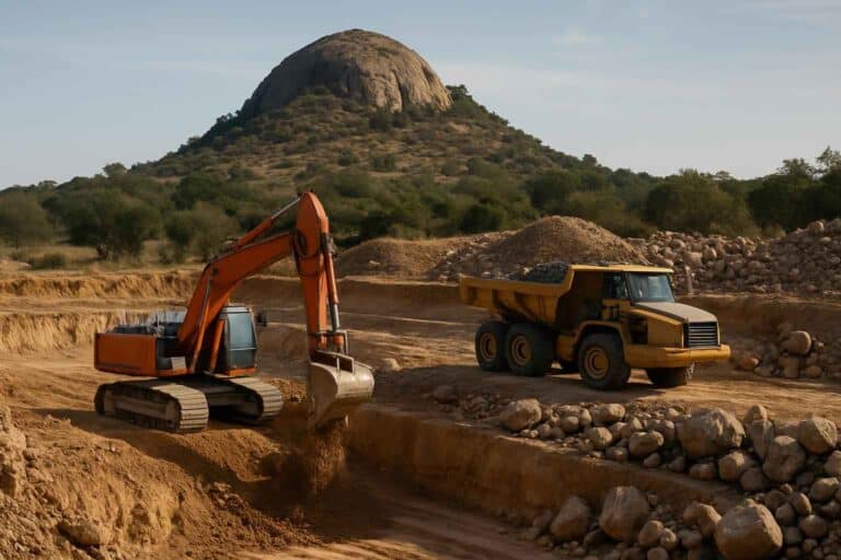 site excavation in round mountain texas