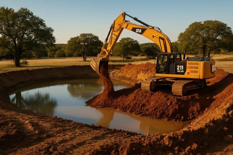 stock tank excavation in boerne texas