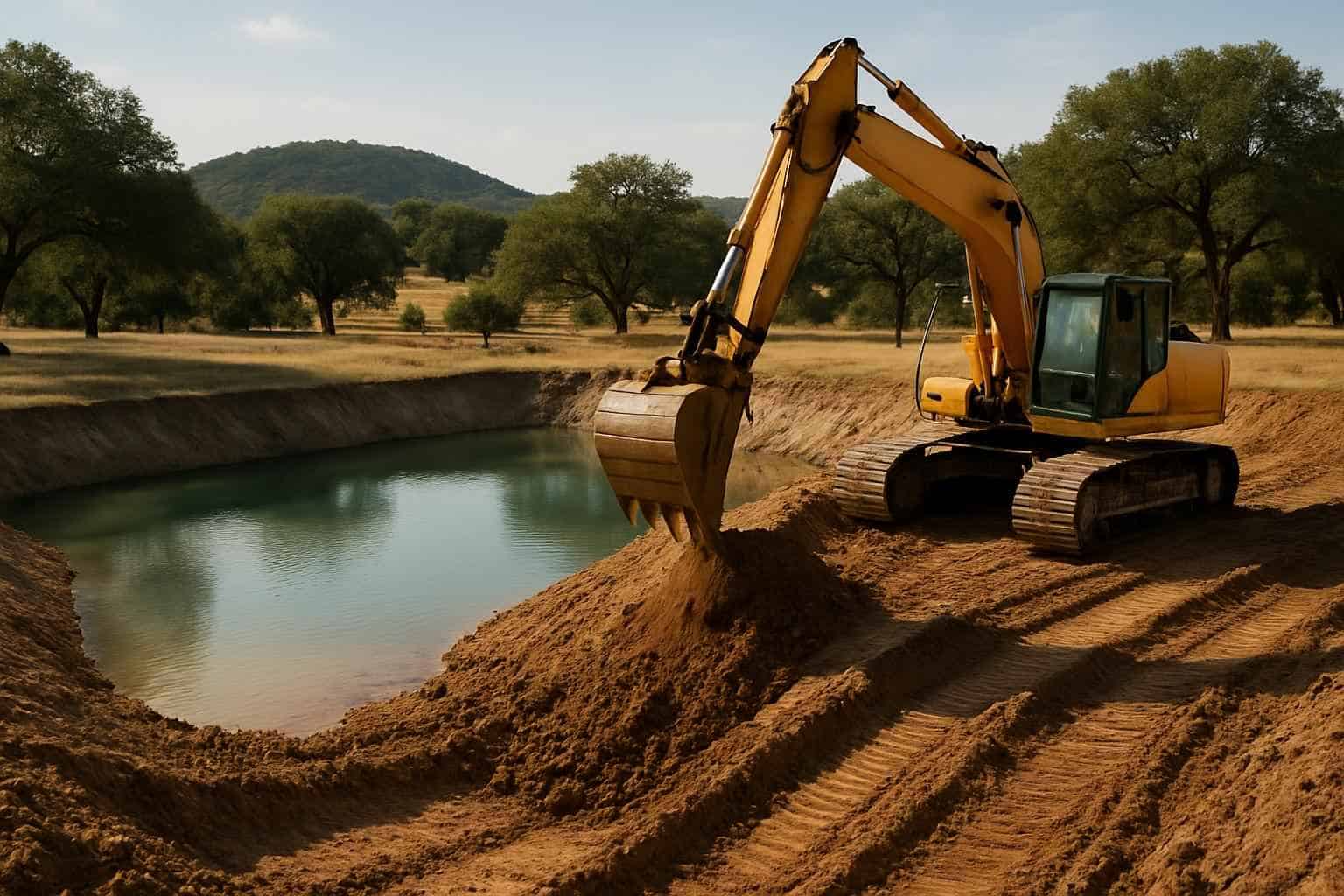 stock tank excavation in hunt texas