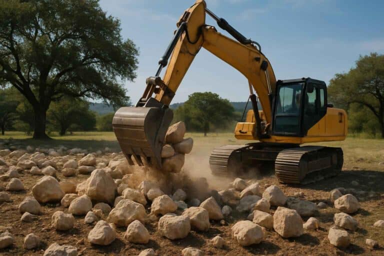 surface rock removal in hunt texas