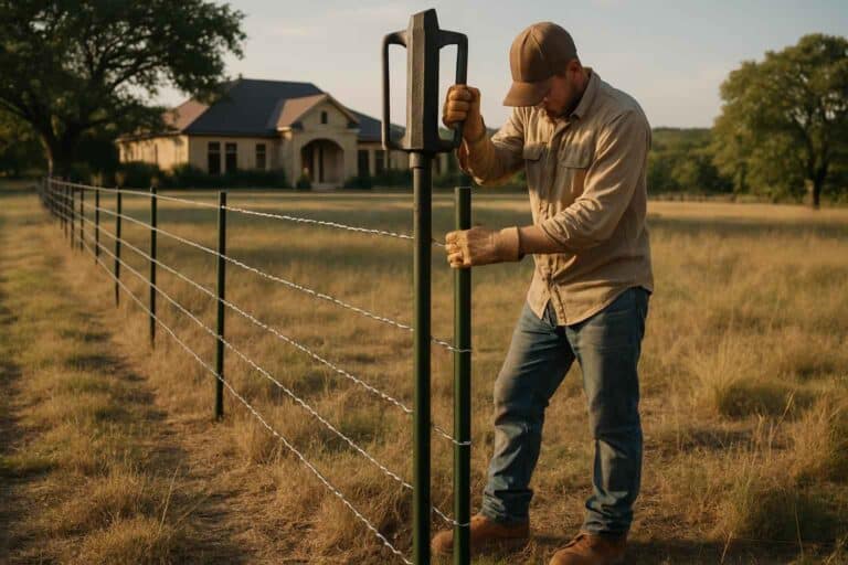 t post installation in hunt texas