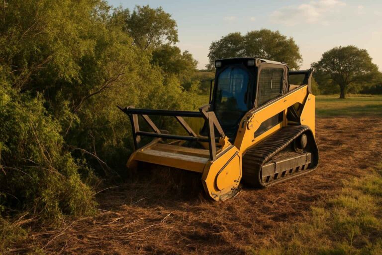 thick vegetation clearing in cypress mill texas