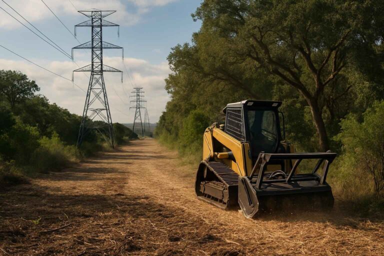utility row clearing in boerne texas