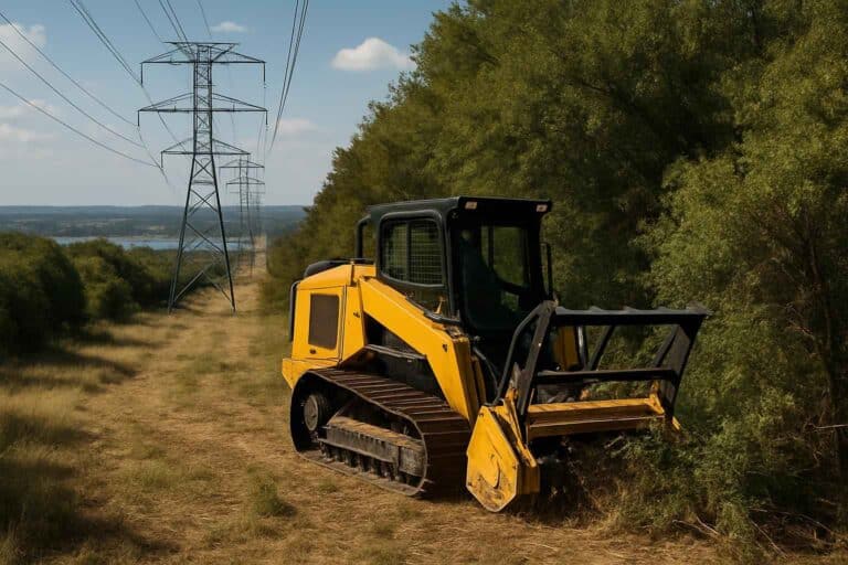 utility row clearing in granite shoals texas