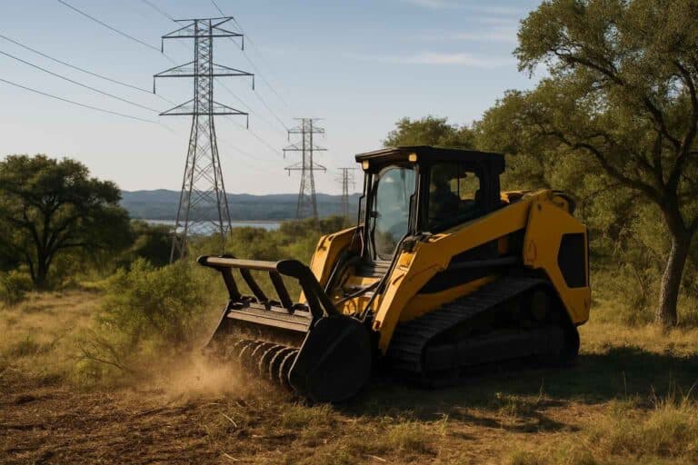 utility row clearing in horseshoe bay texas