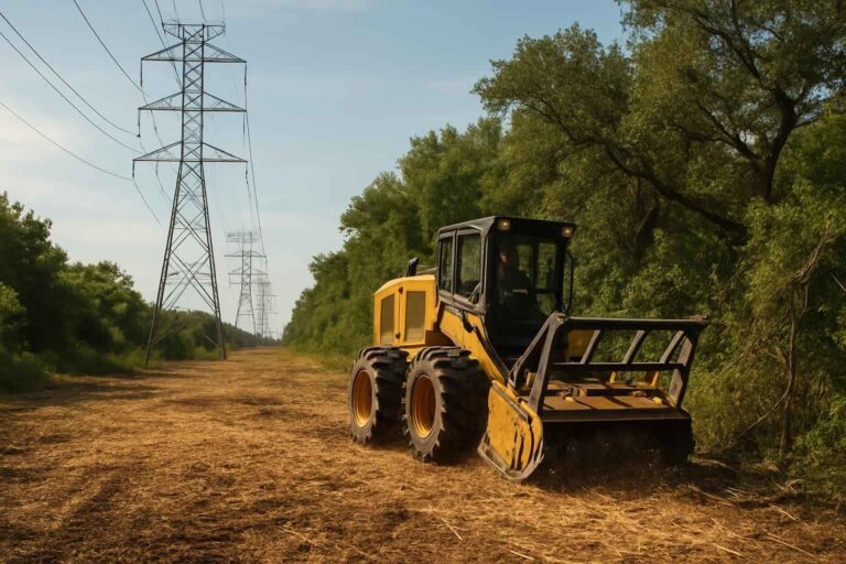 utility row clearing in kingsland texas