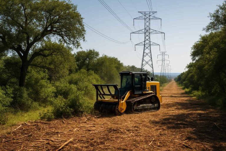 utility row clearing in llano texas