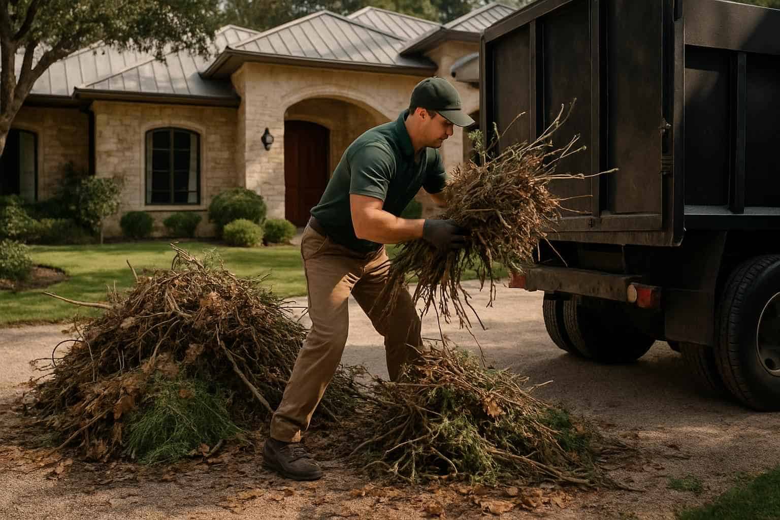 yard waste removal in hunt texas