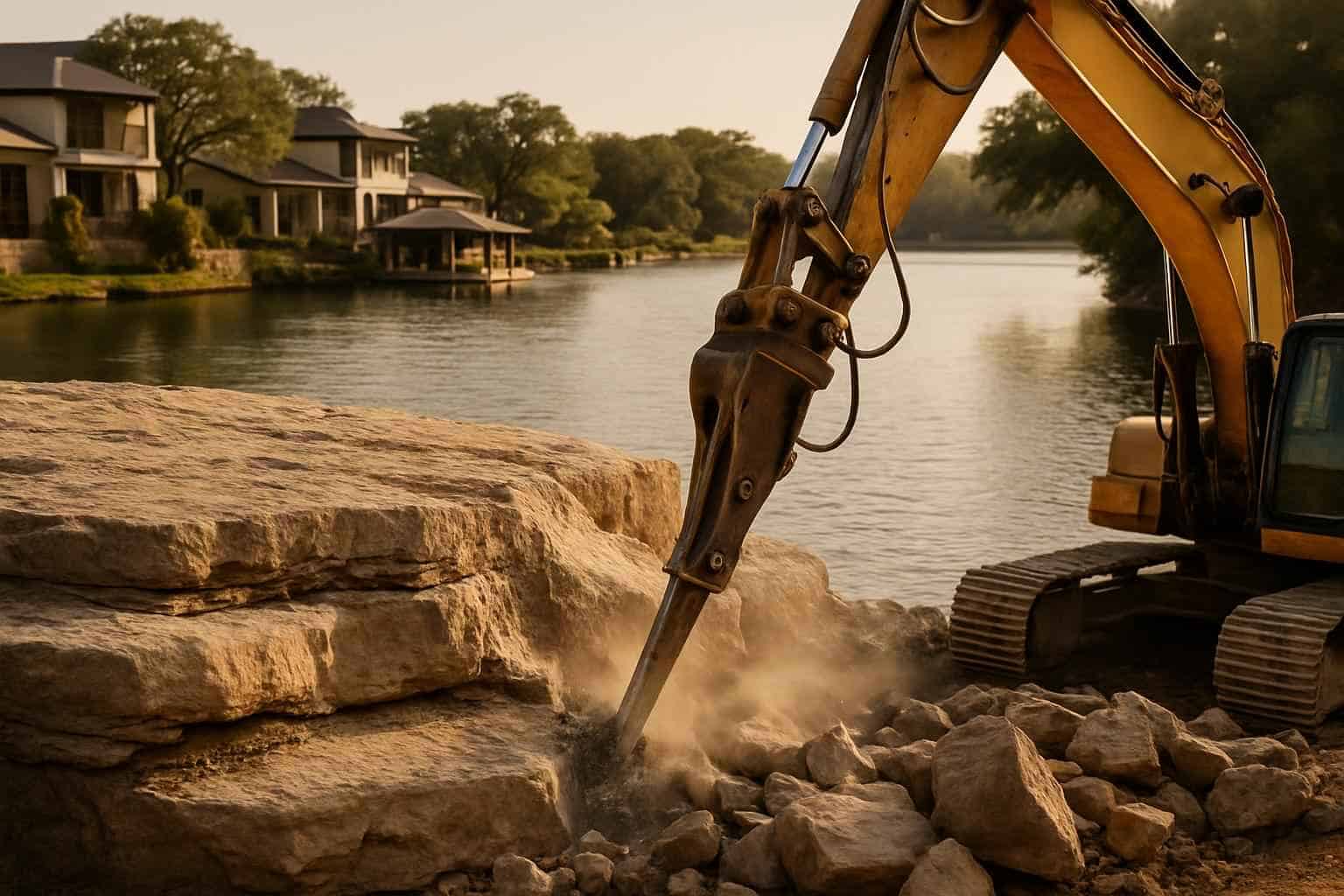 Bedrock Reduction In Cottonwood Shores Texas