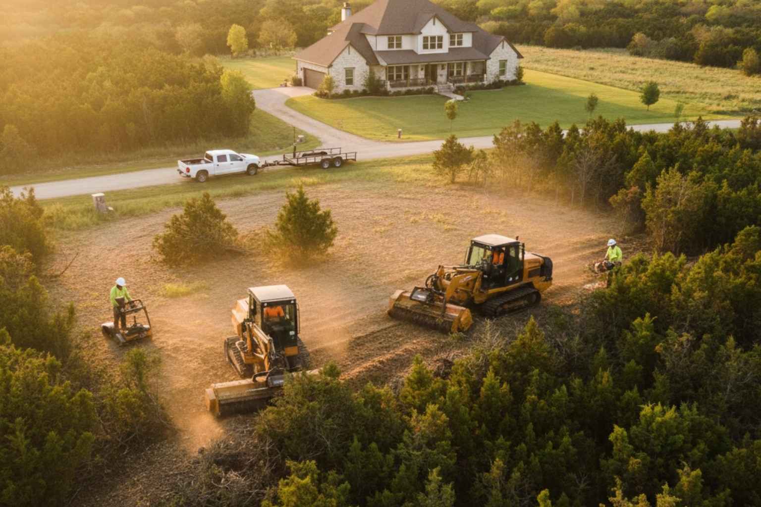 Cedar Brush Eating in Fischer Texas
