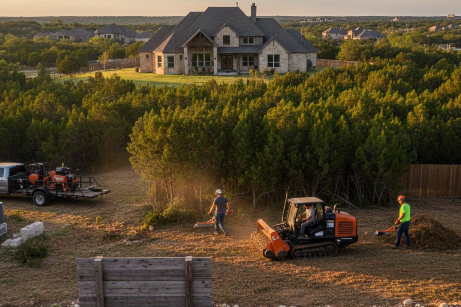 Cedar Brush Eating in Pipe Creek Texas