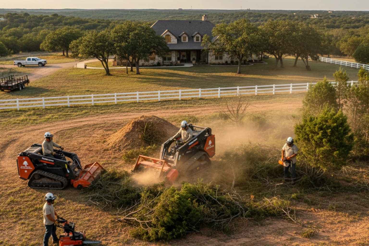 Cedar Brush Eating in Pontotoc Texas