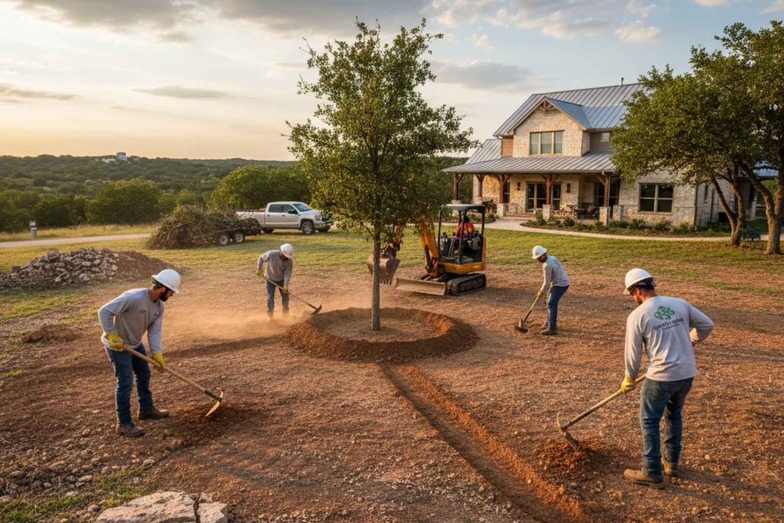 Crown And Ditch In Marble Falls Texas