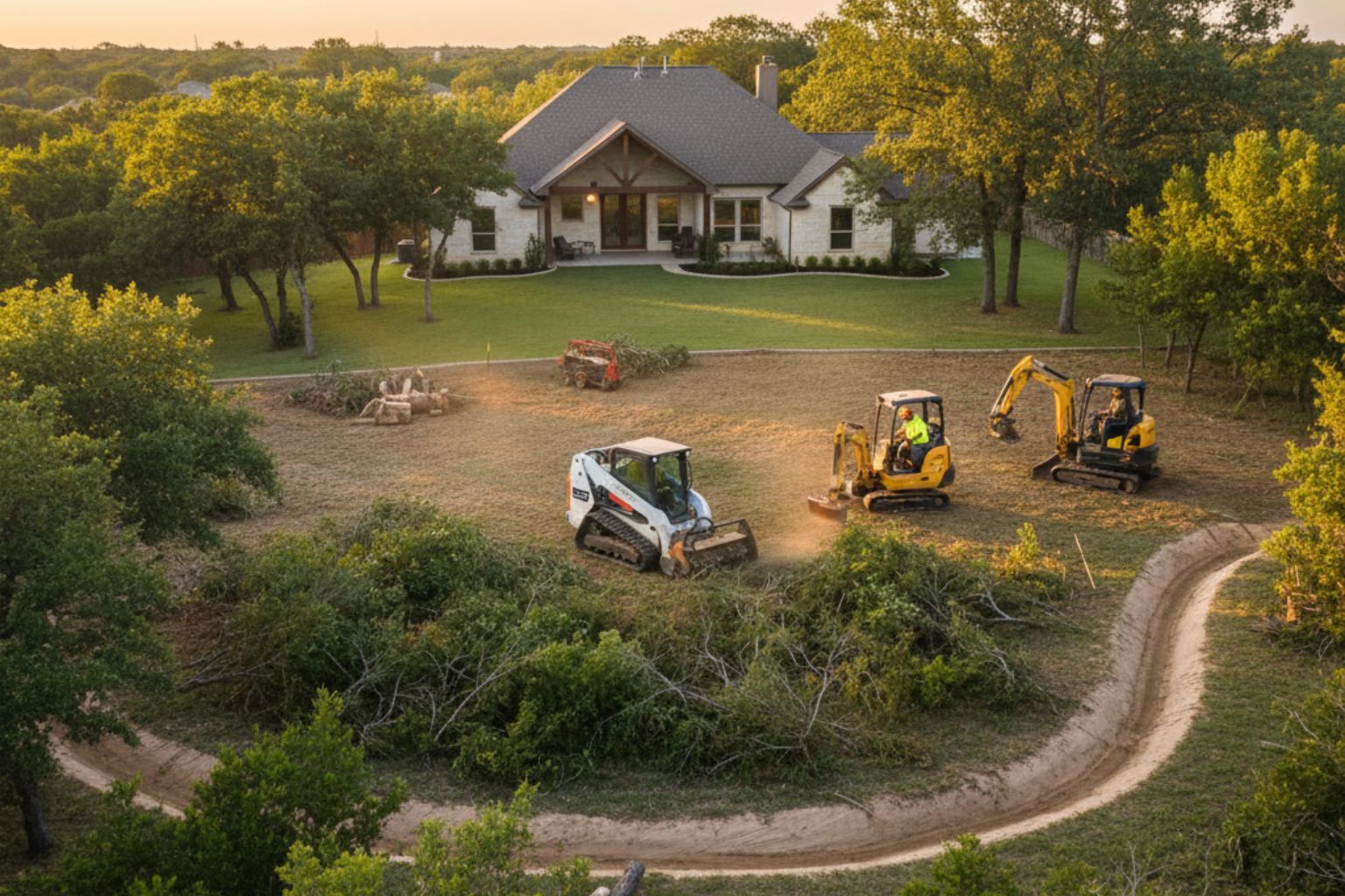Crown and Ditch in Cottonwood Shores Texas