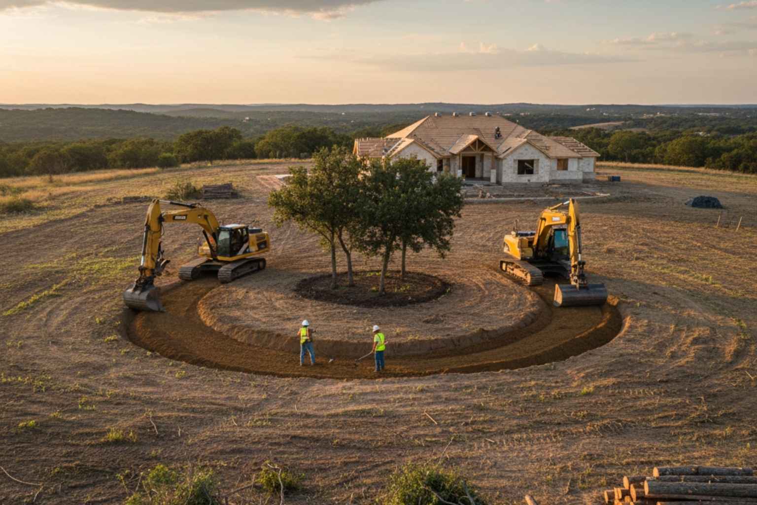 Crown and Ditch in Medina Texas