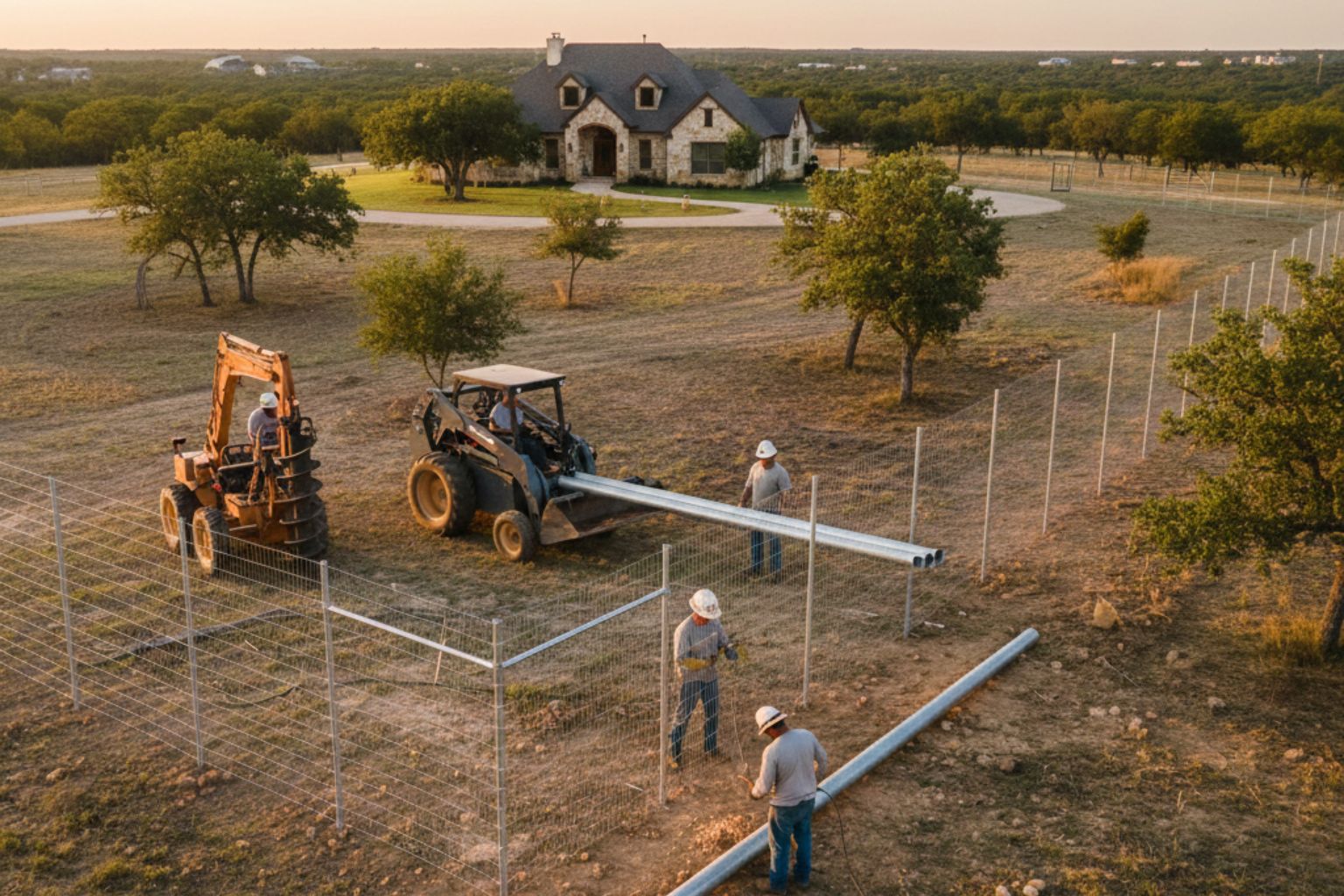 Exotic Game Fencing In Pipe Creek Texas