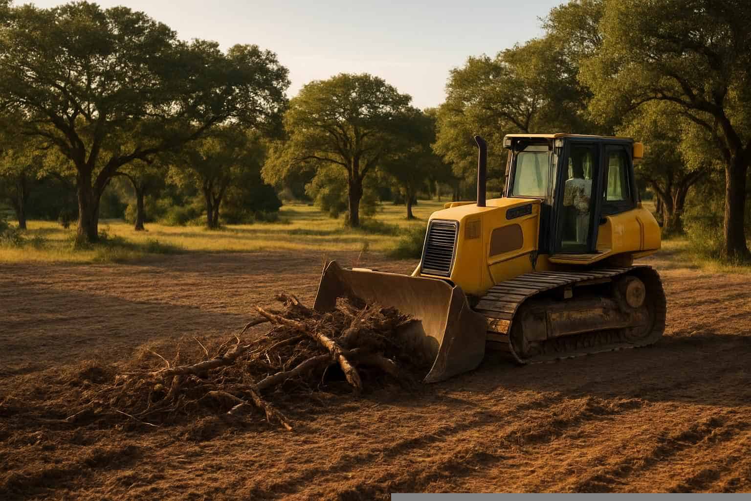 Acreage Land Clearing in Pipe Creek Texas